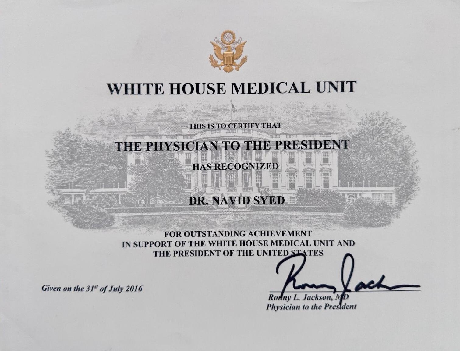 White House Certification min